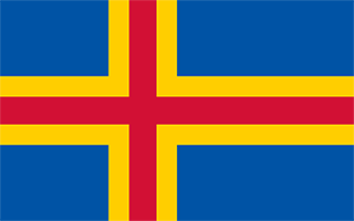 National Flag Aland Islands