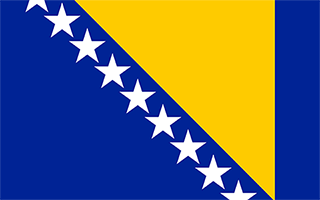 National Flag Bosnia and Herzegovina
