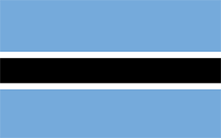 National Flag Botswana