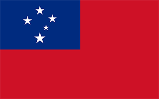 National Flag Samoa